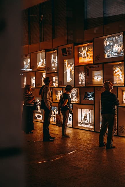 Exhibitions card background image